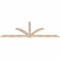 Ekena Millwork Redmond Smooth Timber Gable Bracket, Douglas Fir, 84"W x 31"H x 1 1/2"D x 3 1/2"F, 9/12 Pitch GBW084X31X0204RED00SDF - alternate 5